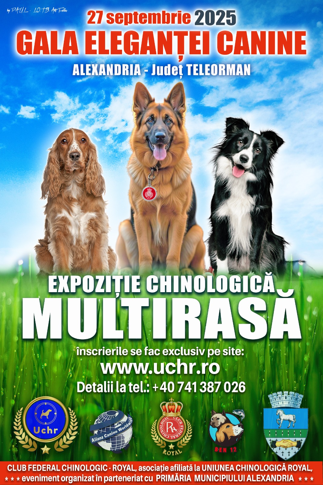 EXPOZITIE CHINOLOGICA MULTIRASA - ALEXANDRIA, JUDET TELEORMAN - 27.09.2025 EXPOZITIE CHINOLOGICA MULTIRASA – COMUNA BOTOROAGA, JUDET TELEORMAN –5.04.2025